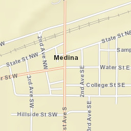 207-299 36th Street Southeast Medina Street Map