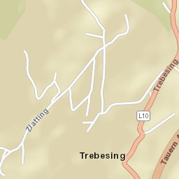 Trebesing Street Map