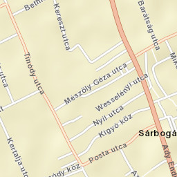 Sárbogárd Street Map