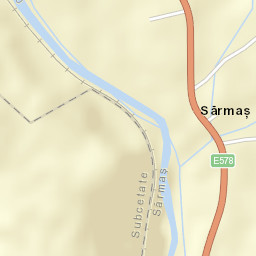 Comuna Sărmaş Street Map