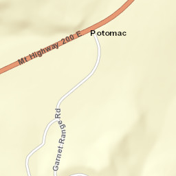 22305-22467 MT-200 Bonner MT Street Map