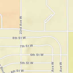 2599-2501 Fairway Street, Dickinson, ND Street Map