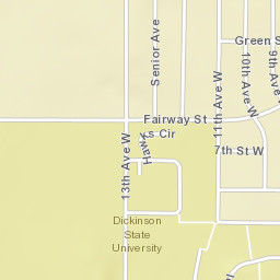 217-299 13th Avenue West, Dickinson, ND Street Map