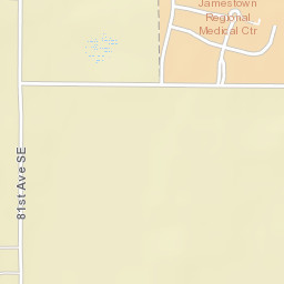 3621-3635 81st Avenue Southeast Jamestown ND Street Map