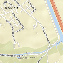 Seedorf Street Map