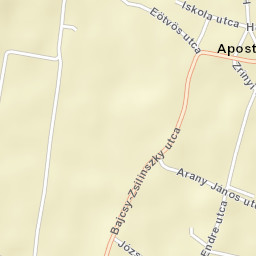 Apostag Street Map