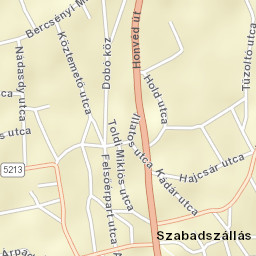 Szabadszállás Street Map