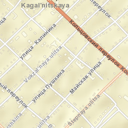 Kagal’nitskaya Street Map