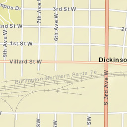265-299 Villard Street West Dickinson Street Map