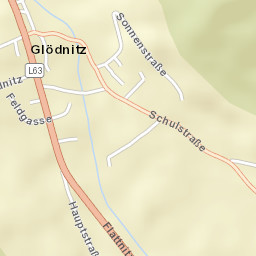Glödnitz Street Map