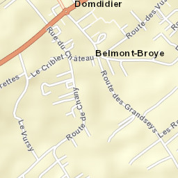 Domdidier Street Map
