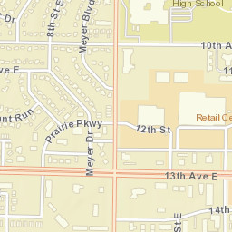 784-854 13th Avenue East, West Fargo, ND  Street Map