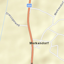 Merkendorf Street Map