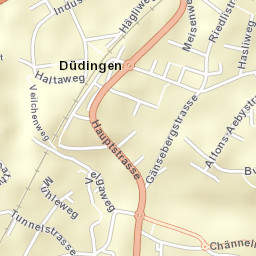 Düdingen Street Map