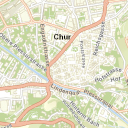 Chur Street Map