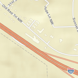 I-94 Mandan ND 58554 America Street Map