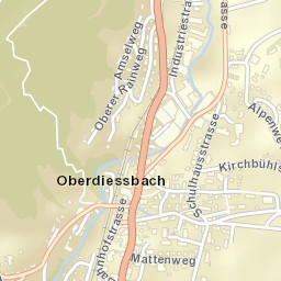 Oberdiessbach Street Map
