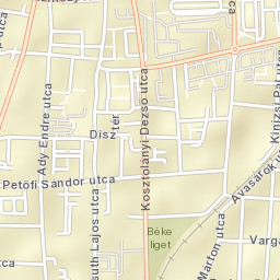 Zalaegerszeg Street Map