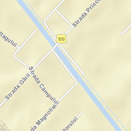 Oraş Roznov Street Map