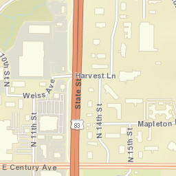 1304 E Century Ave, Bismarck, ND 58503 Street Map