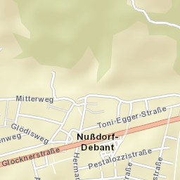 Debant Street Map