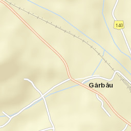 Gârbău Street Map