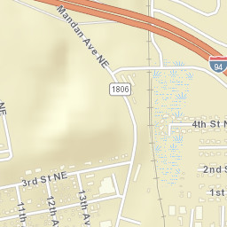 405 16th Avenue Northeast Mandan ND Street Map