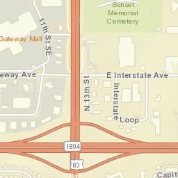 I-94 Bismarck ND 58503 America Street Map