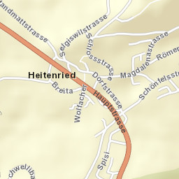 Heitenried Street Map