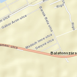 Balatonszárszó Street Map