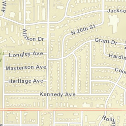 1840 Masterson Avenue Bismarck ND Street Map