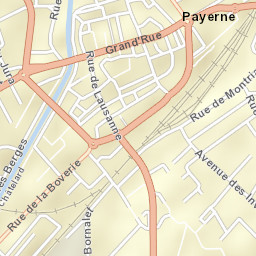 Payerne Street Map