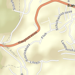 Sankt Antoni Street Map