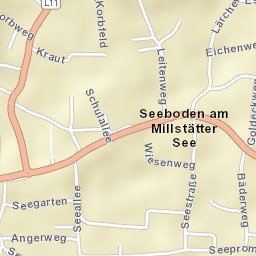 Seeboden Street Map