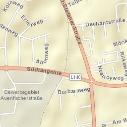 Reding Street Map