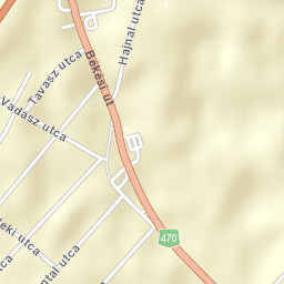 Mezőberény Street Map