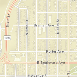 1301-1399 East Ave F Bismarck ND 58501 Street Map