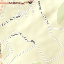 Cugy Street Map