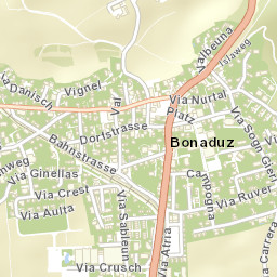 Bonaduz Street Map