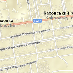 Kakhovka Street Map