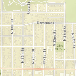 1601-1699 East Ave F, Bismarck, ND Street Map
