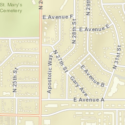 2500 East Ave A, Bismarck, ND 58501, USA Street Map