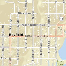 2 N 3rd St, Bayfield, WI 54814 Street Map