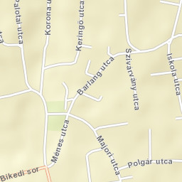 Cserszegtomaj Street Map