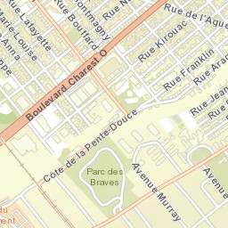 Quebec City Street Map