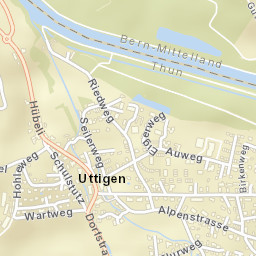 Uttigen Street Map