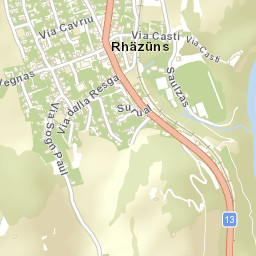 Rhäzüns Street Map
