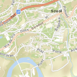 Scuol Street Map