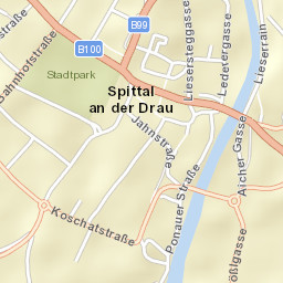Spittal an der Drau Street Map