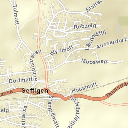Seftigen Street Map
